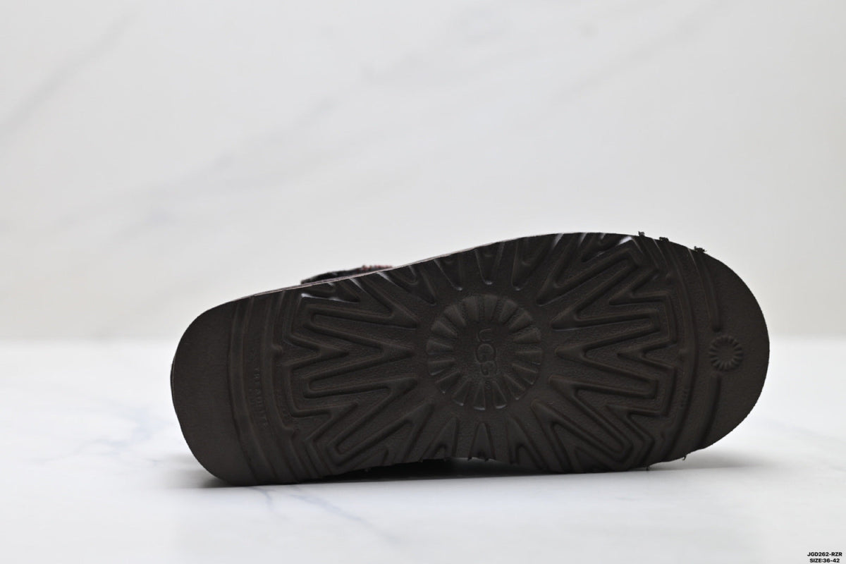 UGG Tazz Shearling Platform Slip-Ons