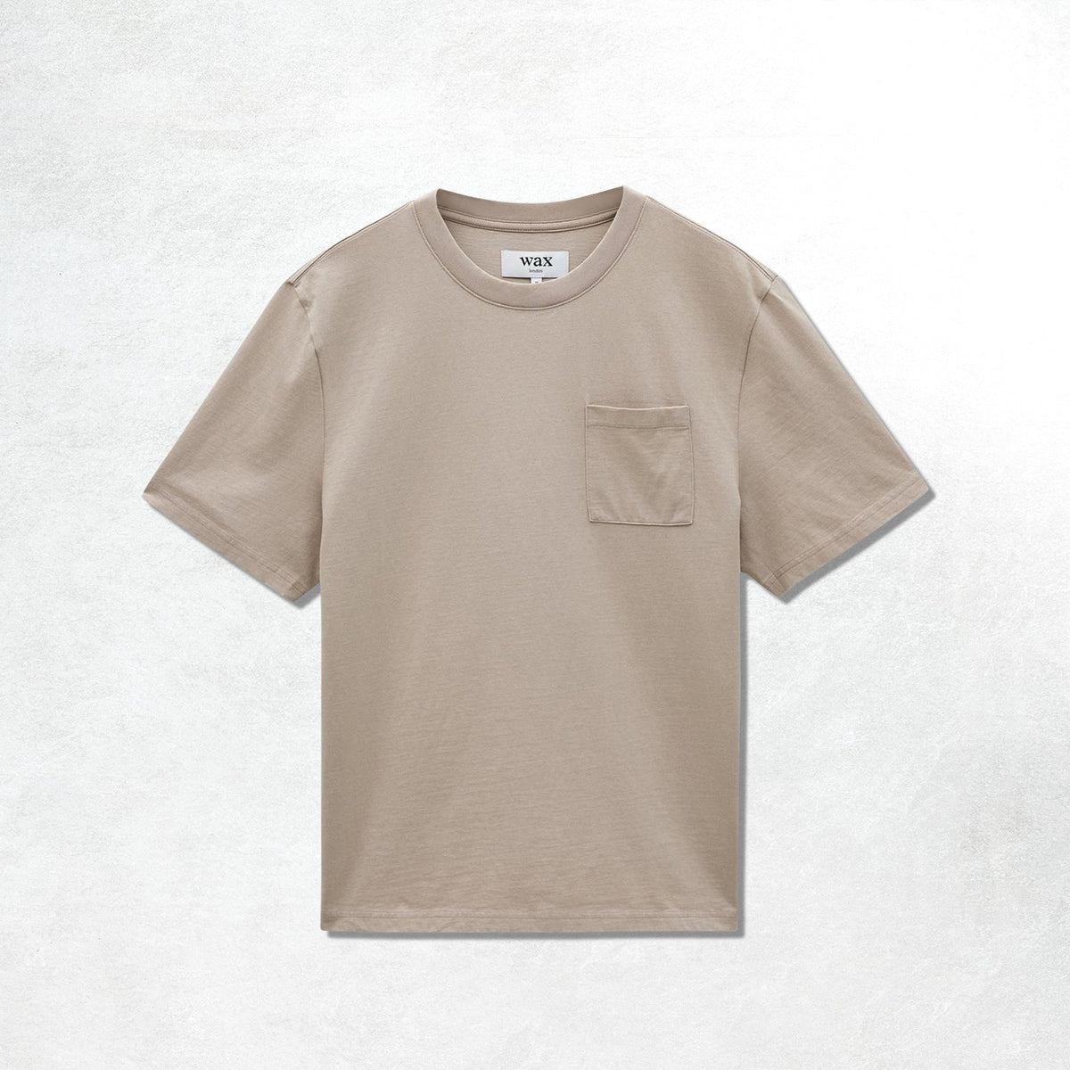 Wax London Pocket Dean SS Tee: Washed Clay