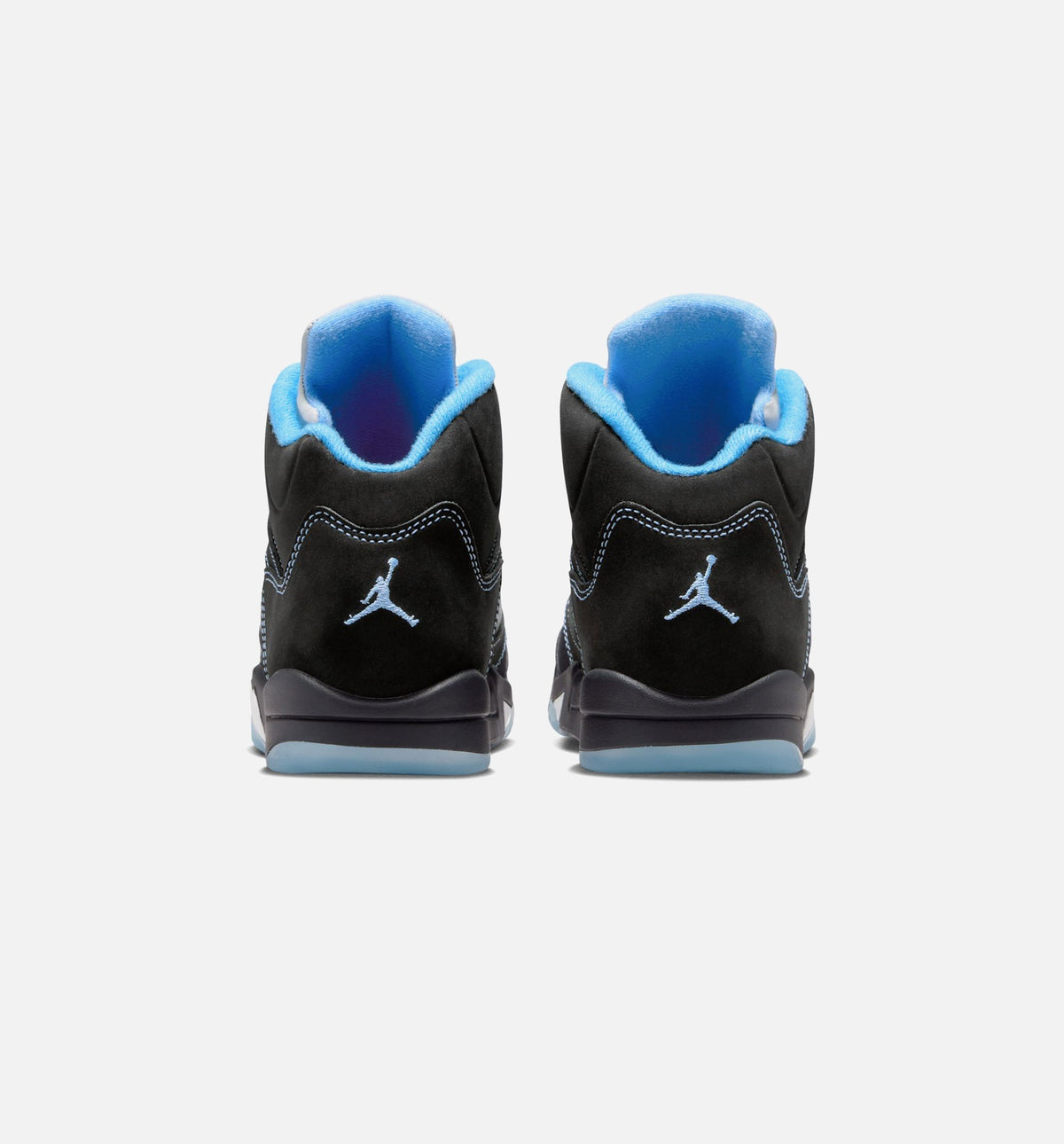 Air Jordan 5 Retro Black Carolina Preschool – Black/University Blue/White