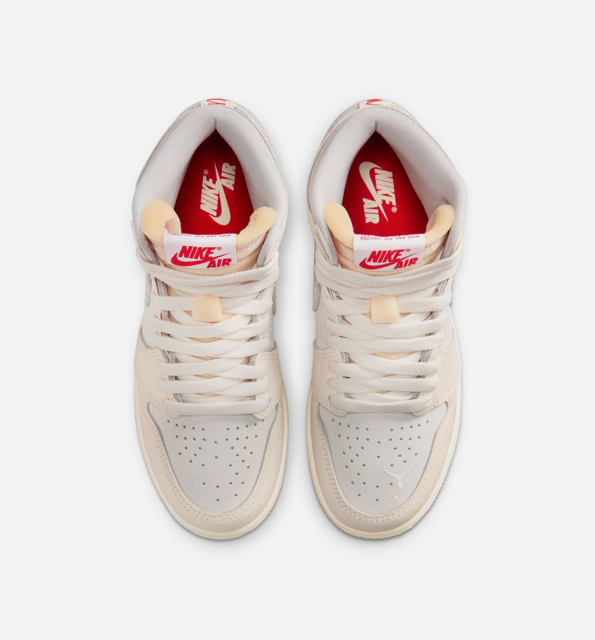 Air Jordan 1 Retro High OG Sail Grade School Shoes - Sail University Red Pale Ivory Coconut Milk Phantom