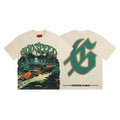 Godspeed Cream Boat Graphic Short-Sleeve T-Shirt