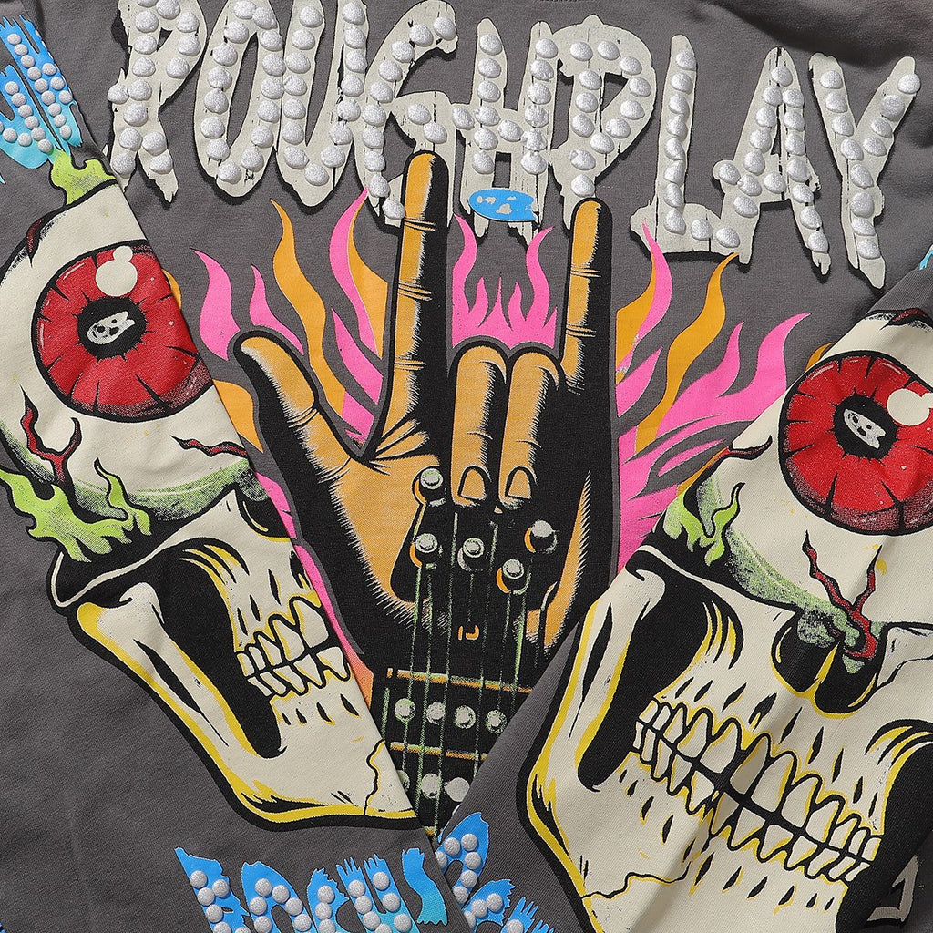Rough Play Rock Graphic Long-Sleeve T-Shirt