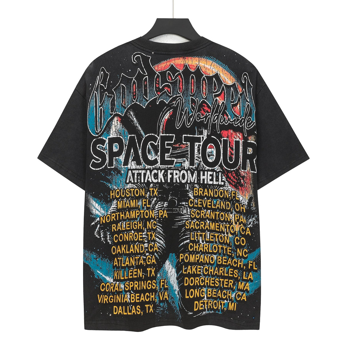 Godspeed Space Tour Astronaut Graphic T-Shirt