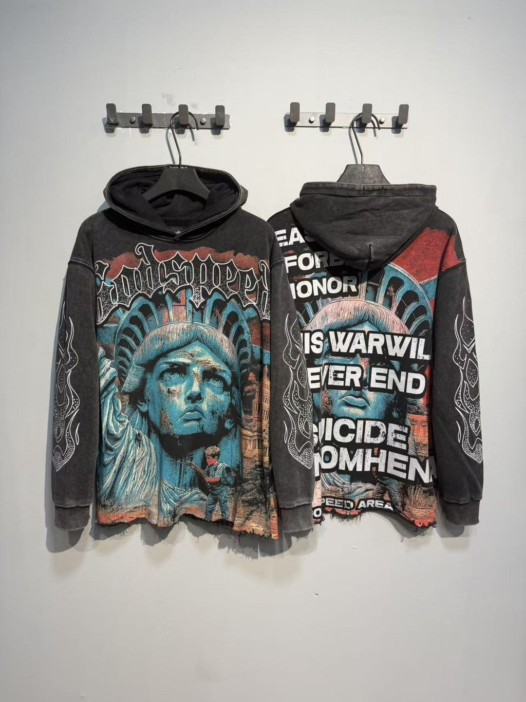 Godspeed Never End War Graphic Hoodie