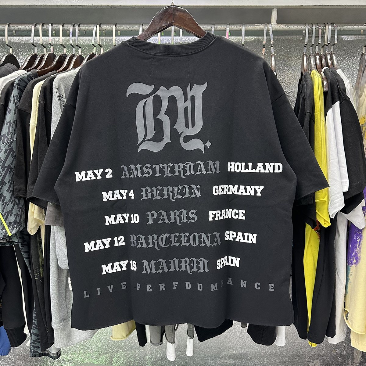 BKYS Revival Skull DJ Tour Graphic T-Shirt