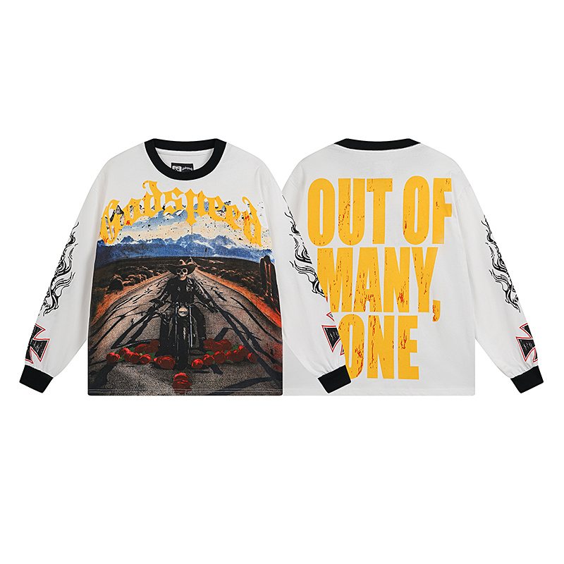 Godspeed Out of Many One Graphic Long-Sleeve T-Shirt