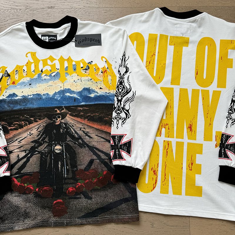 Godspeed Out of Many One Graphic Long-Sleeve T-Shirt
