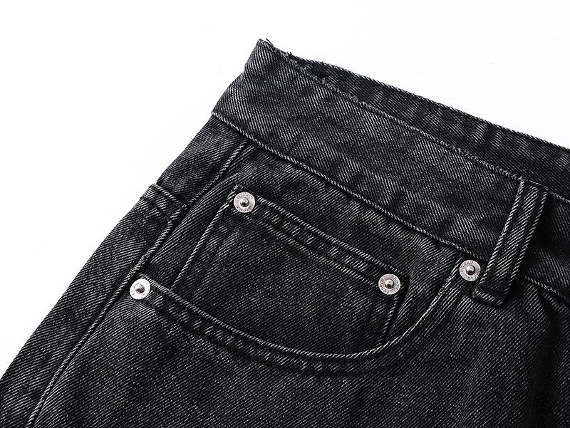 Purple Brand Black Starburst Wash Jeans