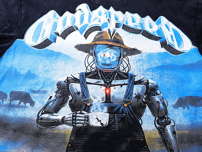 Godspeed Mers Loaded Washed Black Graphic T-Shirt