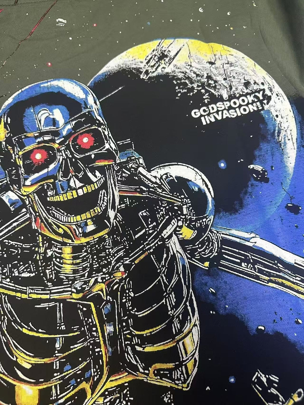 Godspeed Robot Space Graphic T-Shirt