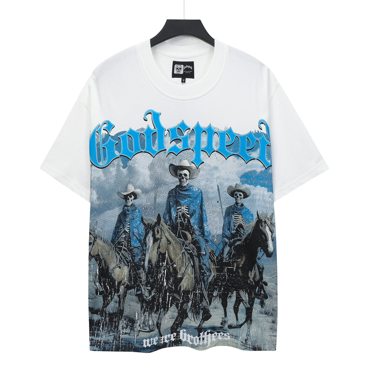 Godspeed Cowboy Skeleton Graphic T-Shirt