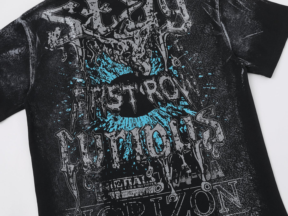FIRST ROW Stay Curious Eyeball Graphic T-Shirt