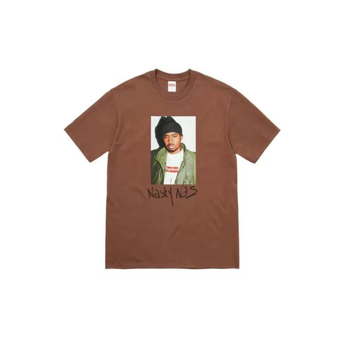 Supreme Nas Portrait Graphic T-Shirt