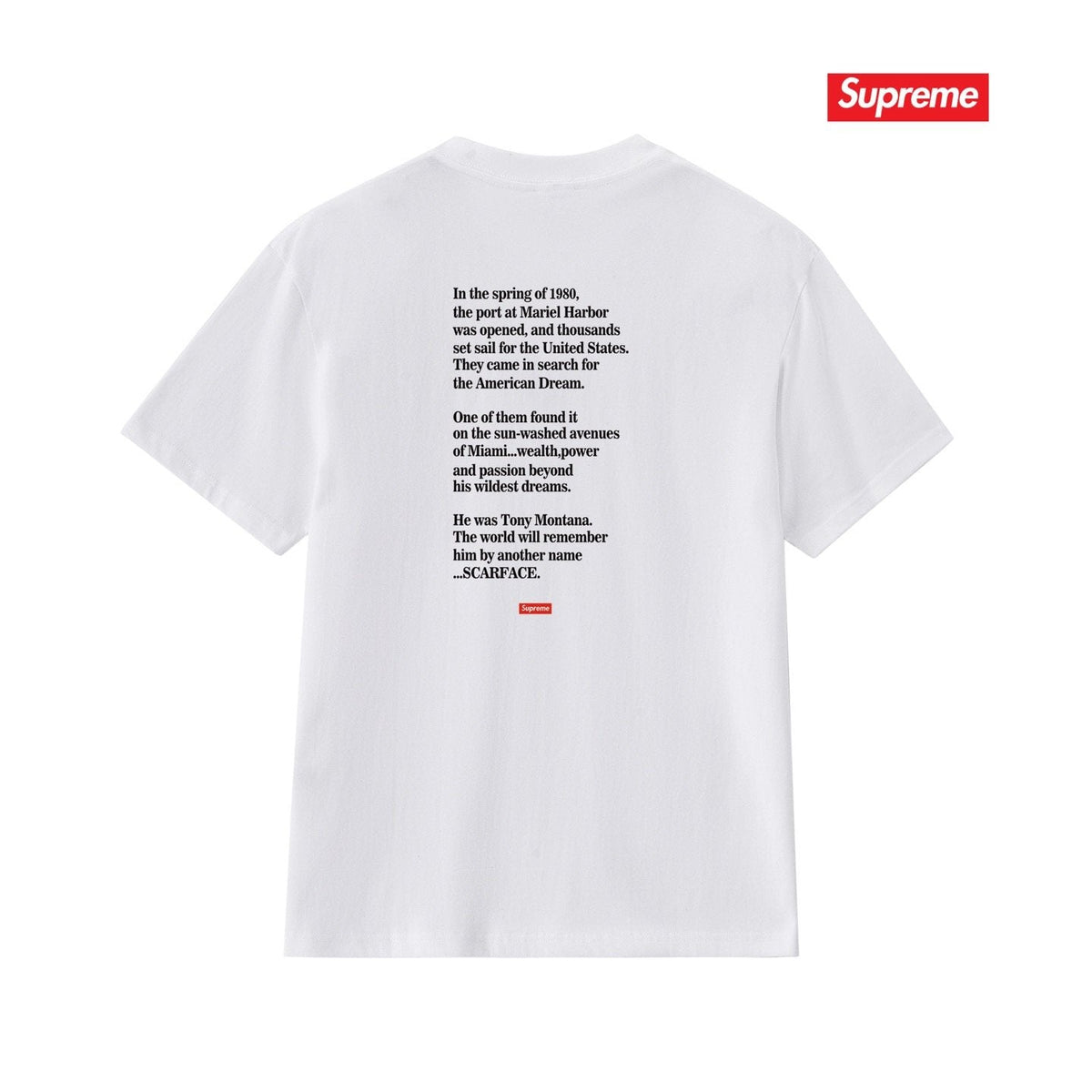 Supreme Face Graphic Short-Sleeve T-Shirt