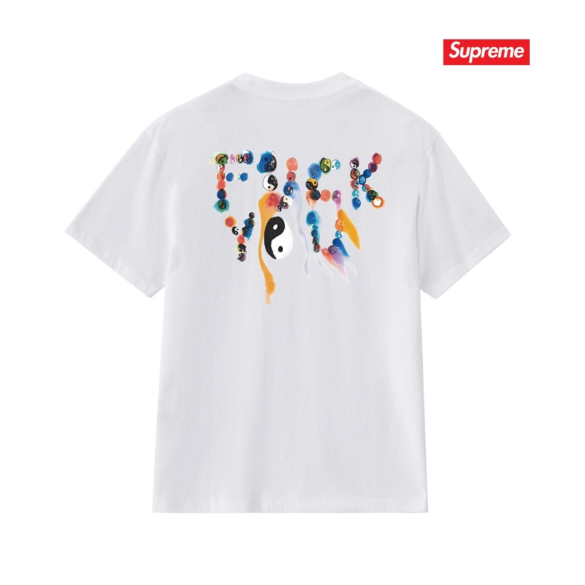 Supreme Front & Back Graphic Short-Sleeve T-Shirt