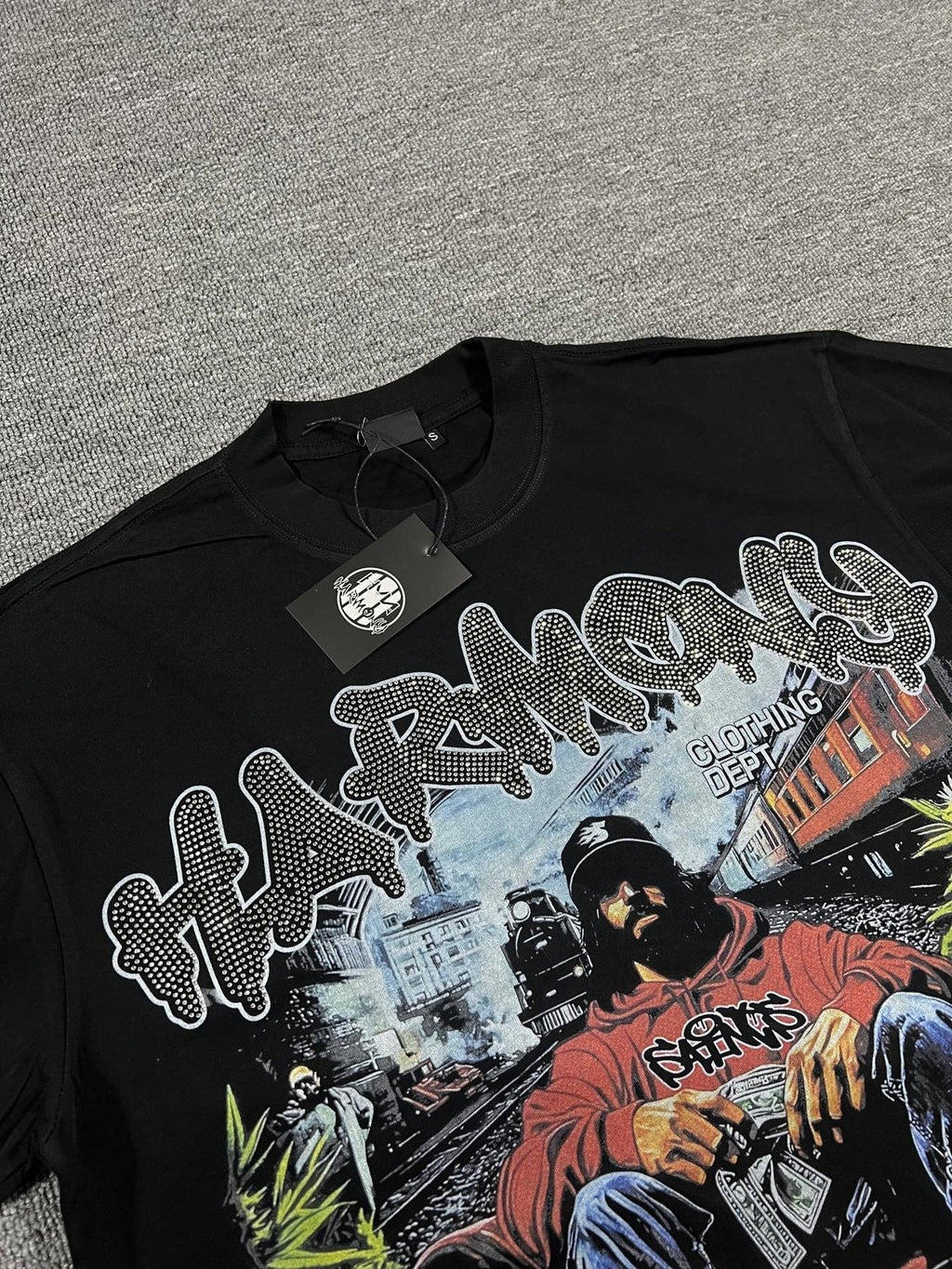 HARMONY New Age Seated Figure Graphic T-Shirt