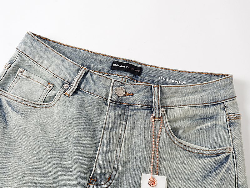 Purple Brand Light Blue Side Graphic Jeans