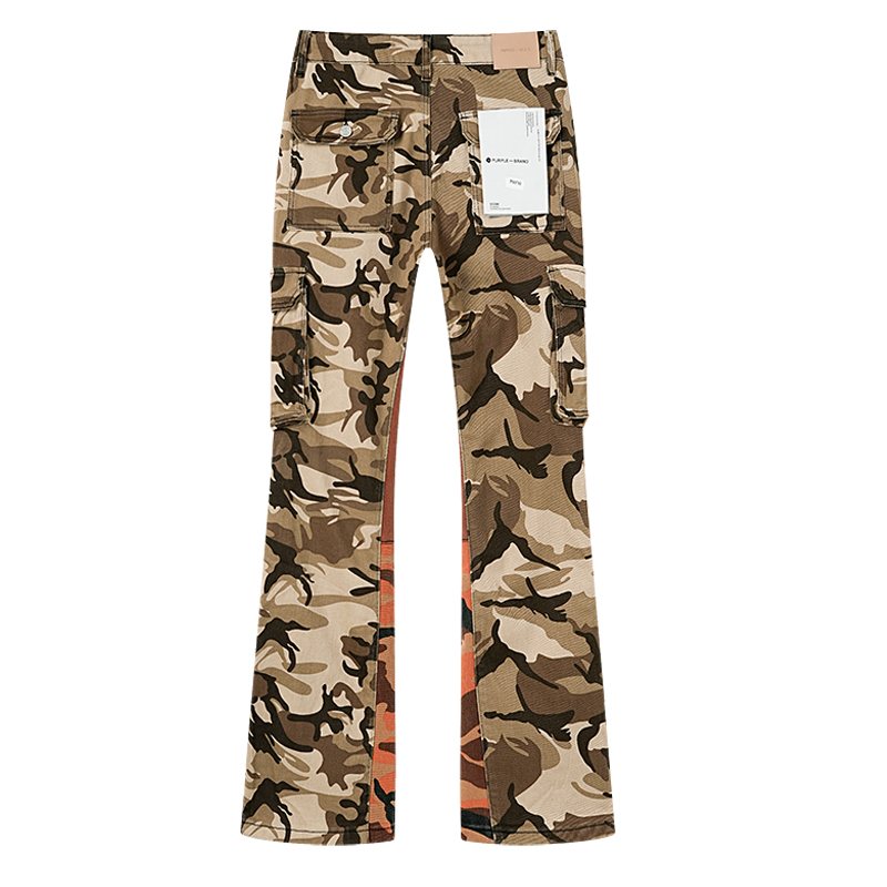 Purple Brand Tan Camo Cargo Pants