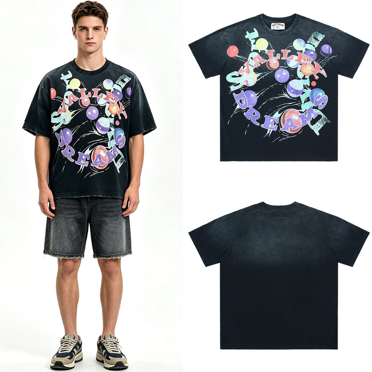 Valley Dreams Planet Swirl Graphic T-Shirt