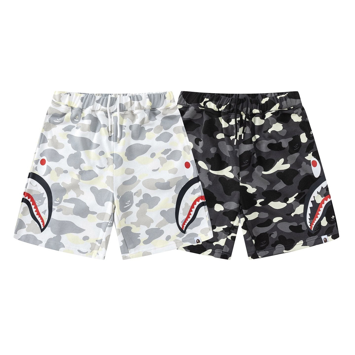 BAPE Shark Mouth Camouflage Shorts