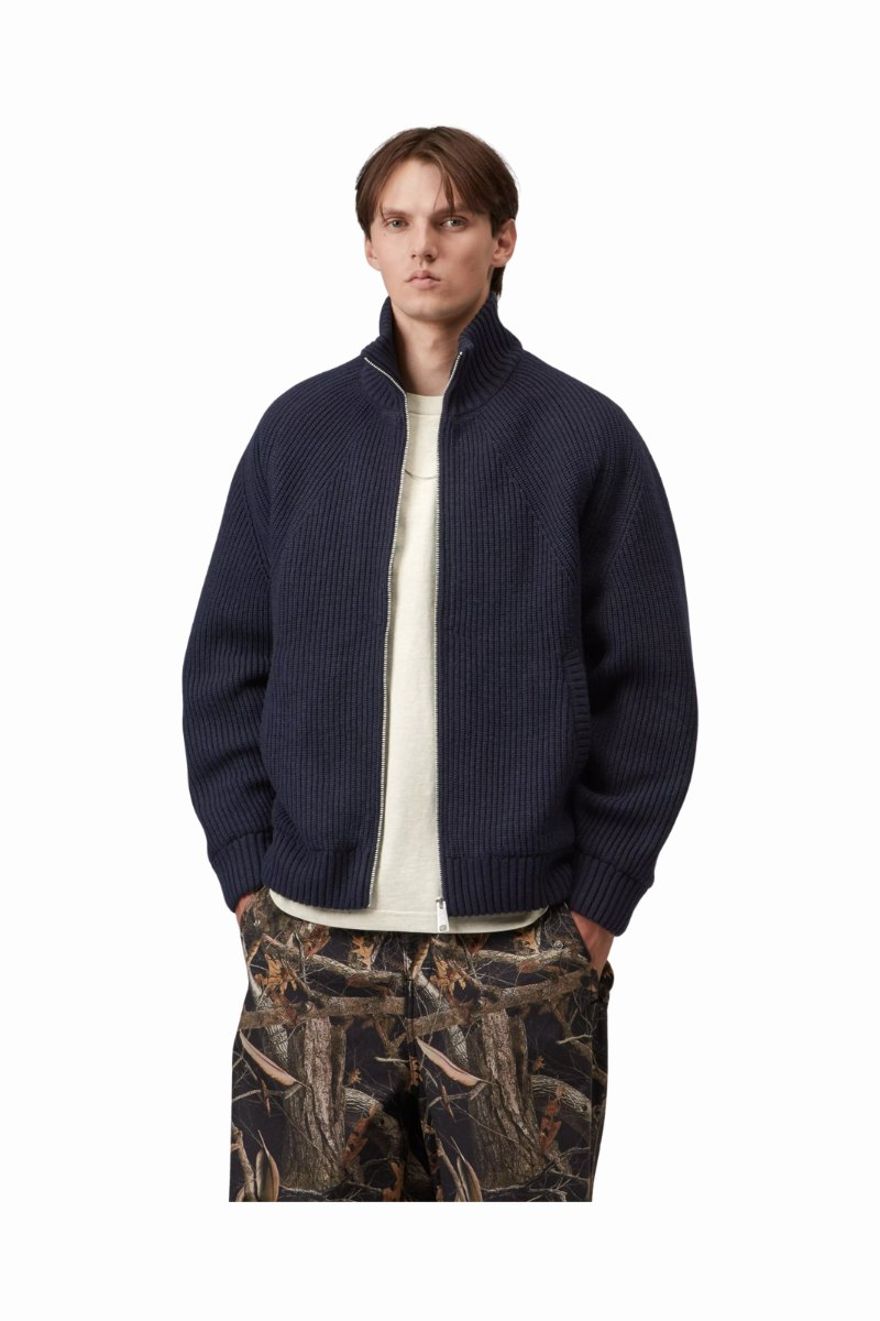 CARHARTT WIP BANLEY SWEATER JACKET Dark Navy