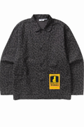 SERVICE WORKS PATTERNED EASY CHEF SHIRT Black Leopard