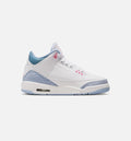 Air Jordan 3 Retro "Cobalt Bliss" Big Kids' Shoe – White/Cobalt Bliss/Football Grey/Pink Glow