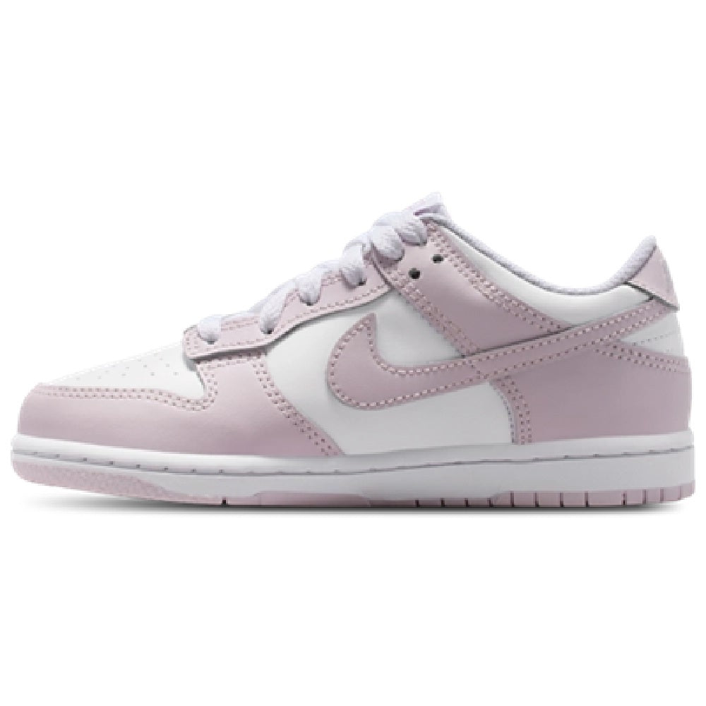 Little Kid's Nike Dunk Low White/Light Violet (FB9108 128)