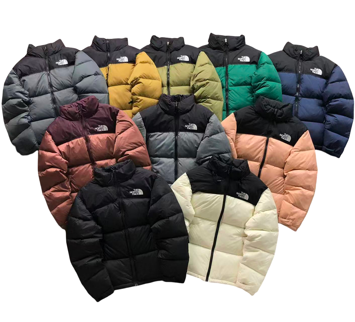The North Face 1996 Retro Nuptse Jacket in Green