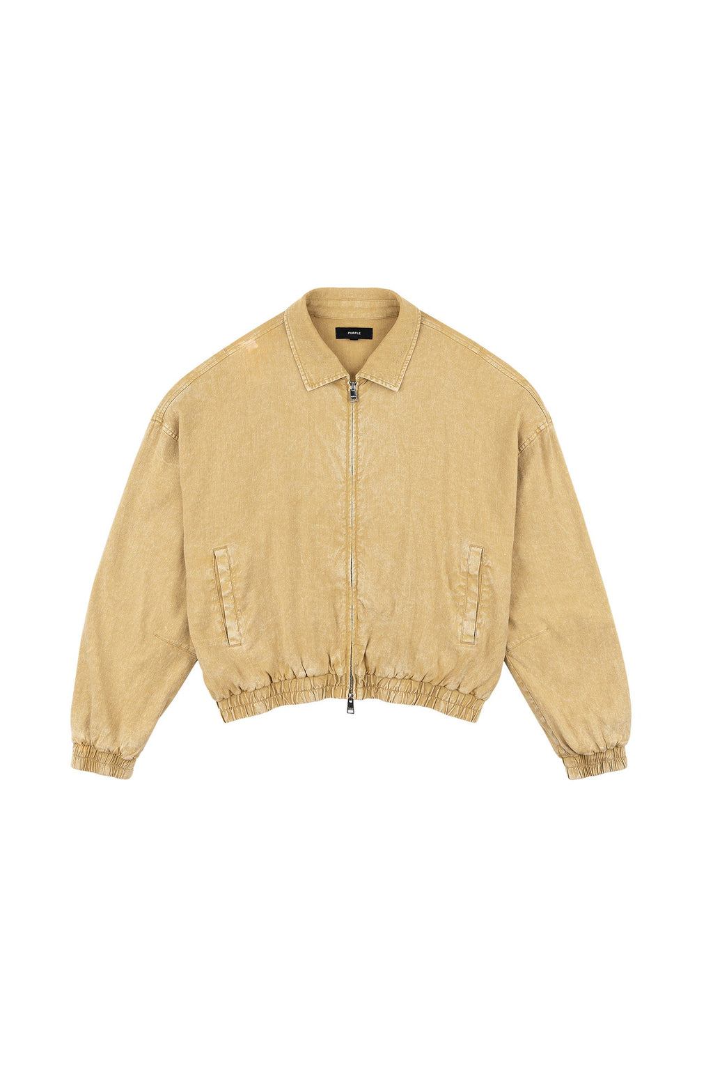 Linen Blend Blouson Jacket