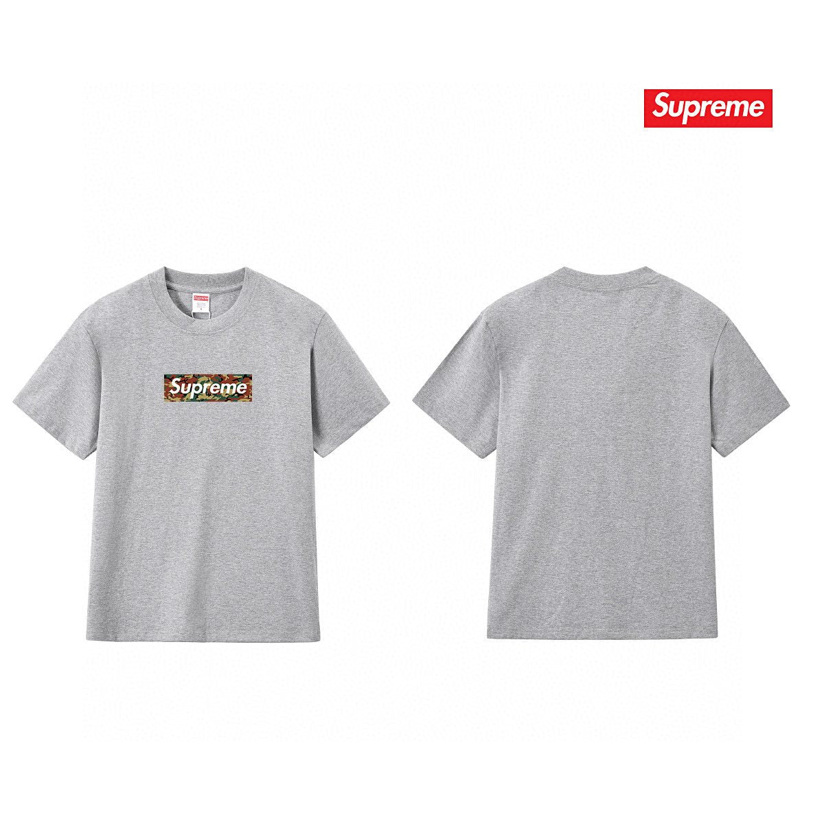 Supreme Camo Box Logo Graphic T-Shirt