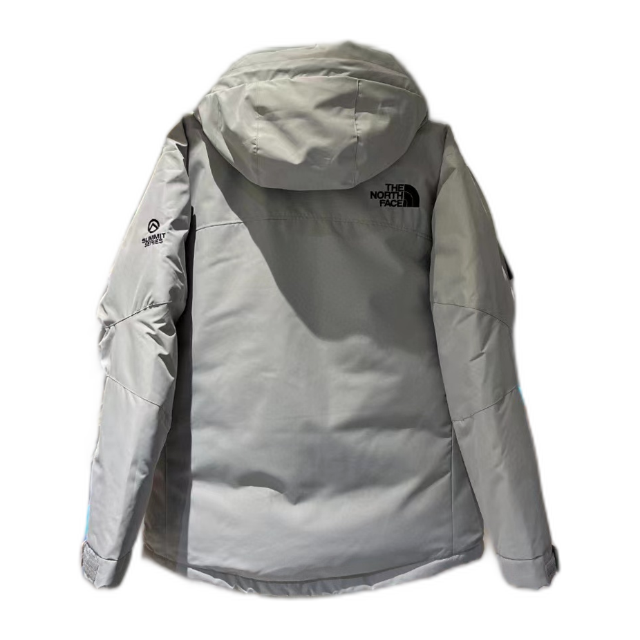 The North Face Himalayan Down Parka | Grey & White | 700-Fill Responsible Down
