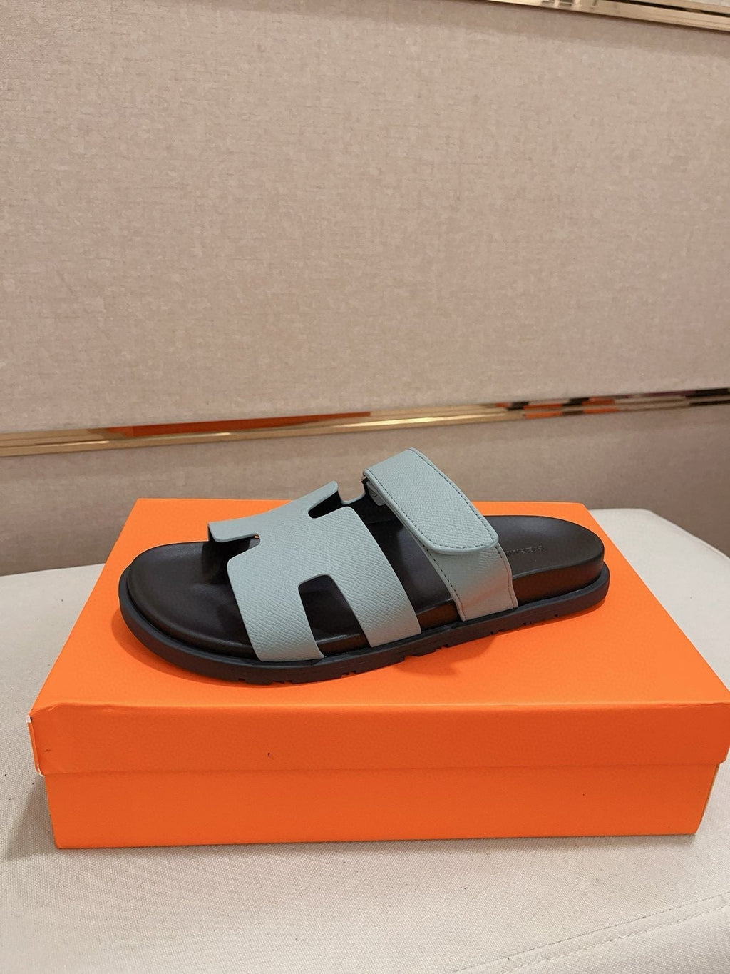 Hermès H-Cutout Slide Sandals