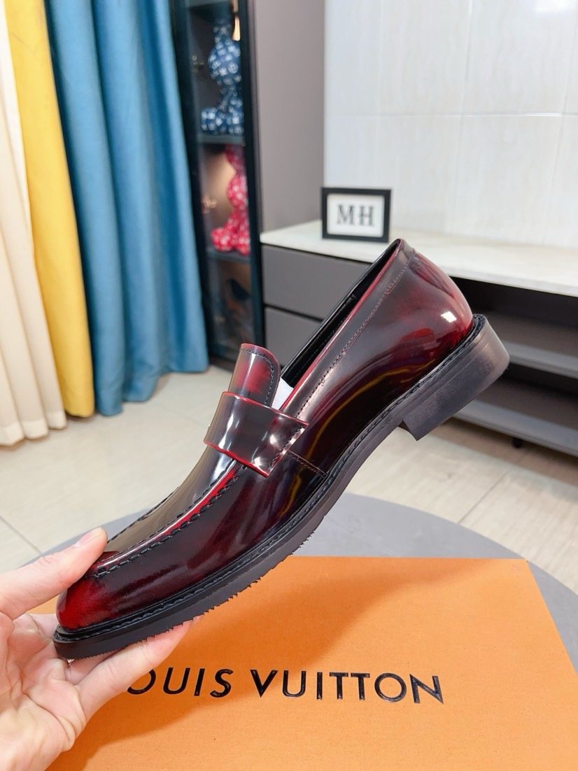 Louis Vuitton Textured Hardware Loafers