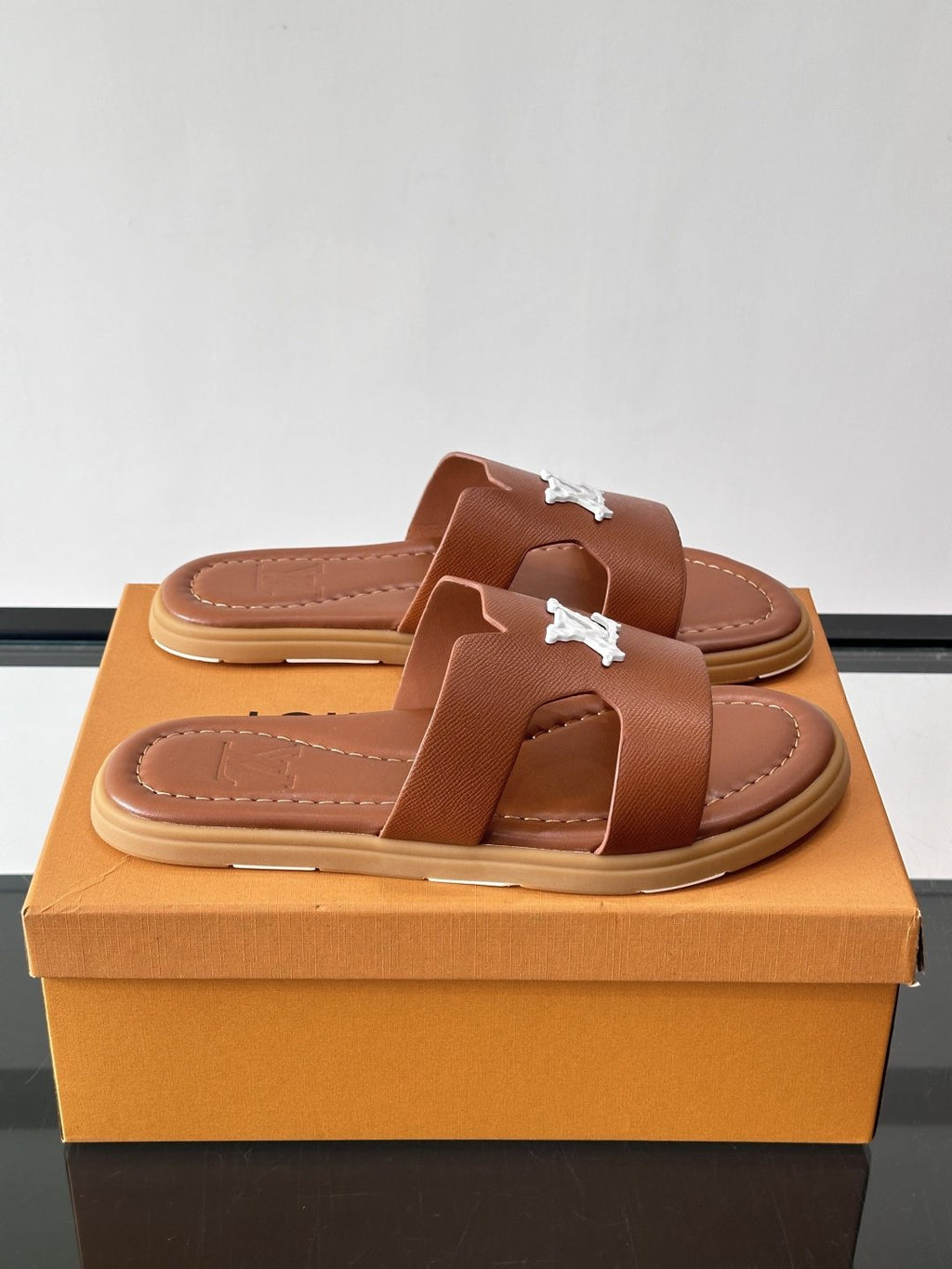 Louis Vuitton Isola Monogram Slide Sandals - Rubber Sole