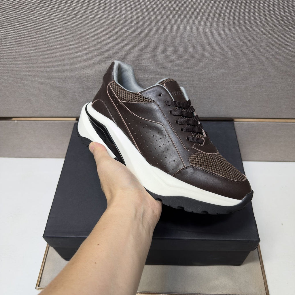 HUGO BOSS Mesh-Textured Casual Sneakers