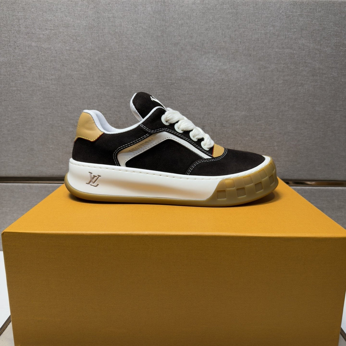 Louis Vuitton Men's Panelled Gum Sole Sneakers