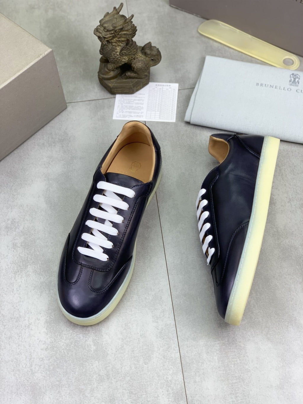 Brunello Cucinelli Leather Low-Top Sneakers