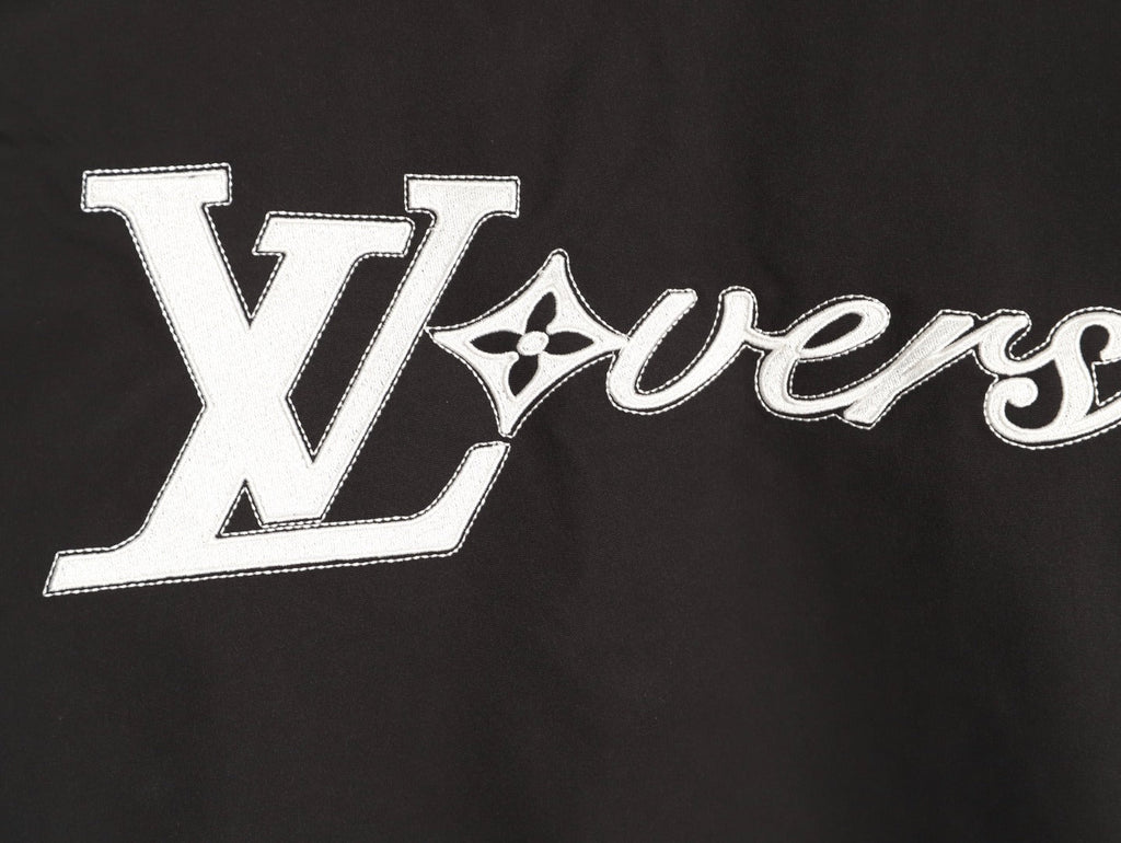 Louis Vuitton LV Lovers Graphic Varsity Jacket - Black