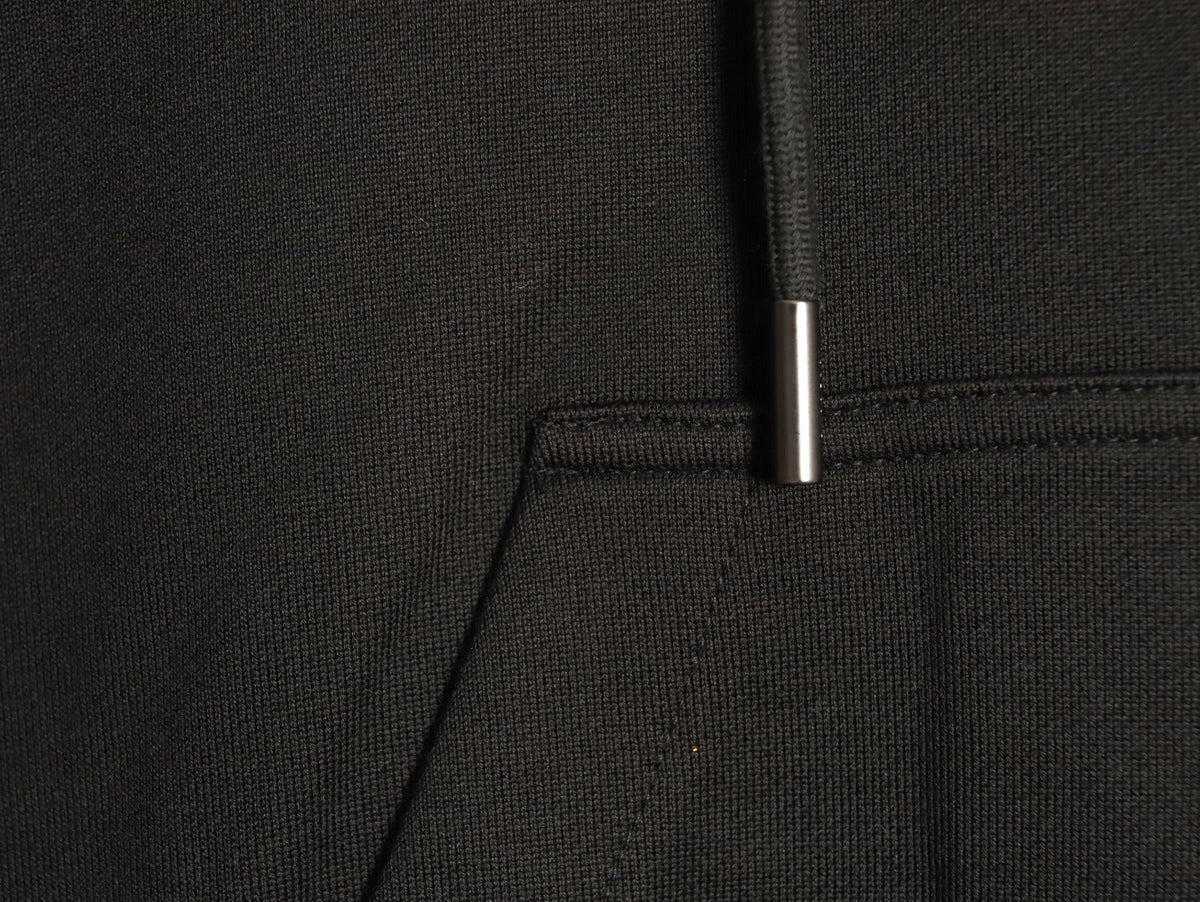 Burberry Equestrian Graphic Pullover Hoodie - Black
